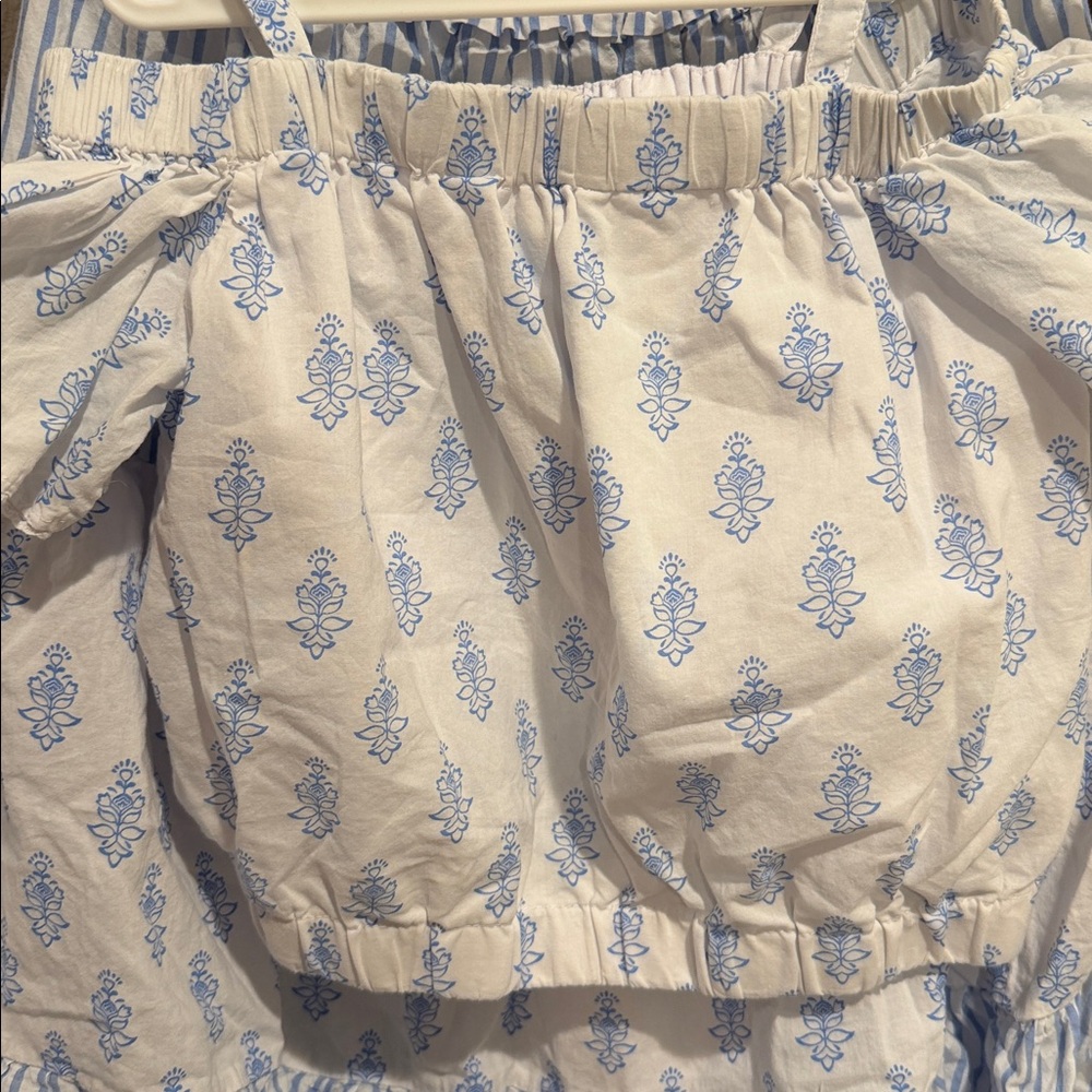 Haute Hippie Blue Floral Set 7/8 - Picture 5 of 5